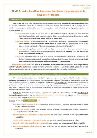 Tema 5 - Locke Condillac Rousseau Jovellanos y la pedagogía de la R.Francesa.pdf