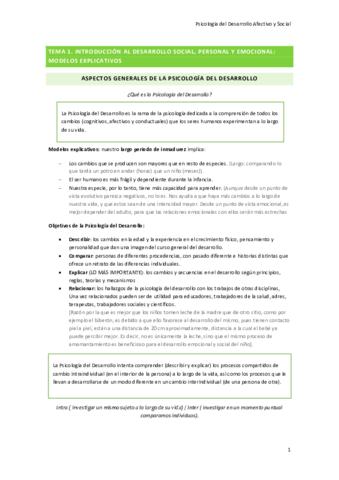 Apuntes enteros. Psicología del Desarrollo Afectivo y Social.pdf