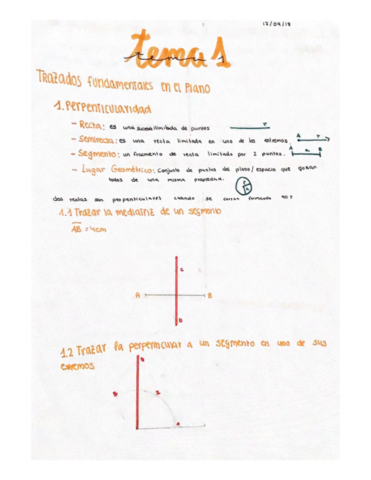 Tema 1: Trazados fundamentales 