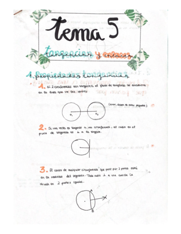 Tema 5: Tangencias y Enlaces