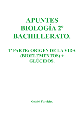 1-BIOELEMENTOS Y GLUCIDOS