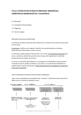 Tema 4 OTRAS ESTRUCTURAS DE MERCADO MONOPOLIO COMPETENCIA MONOPOLÍSTICA Y OLIGOPOLIO..pdf