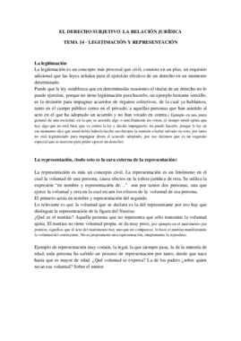 TEMA 14 LEGITIMACIÓN Y REPRESENTACIÓN.pdf