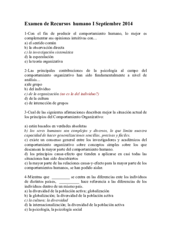 Examen de Recursos  humano I Septiembre 2014.pdf