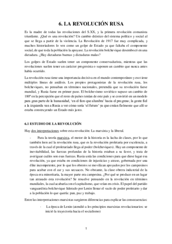 6. La Revolución Rusa