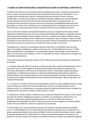 A-crise-da-Restauracion-a-desarticulacion-do-sistema-canovista