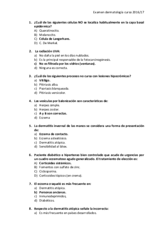 Examen dermatología 2016:17 RESUELTO.pdf