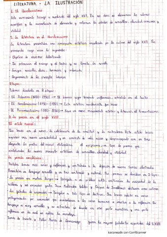 Neoclasicismo y poesía en el S.XVIII