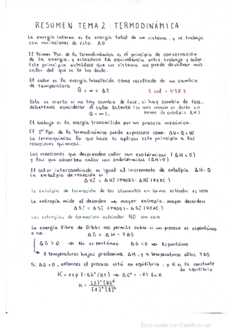 Resumen Tema2 Termodinámica