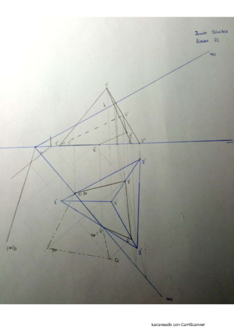 Secciones: Tetraedro
