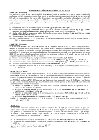 Problemas de examen( balance de materia).pdf