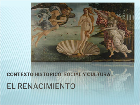 Renacimiento (contexto)