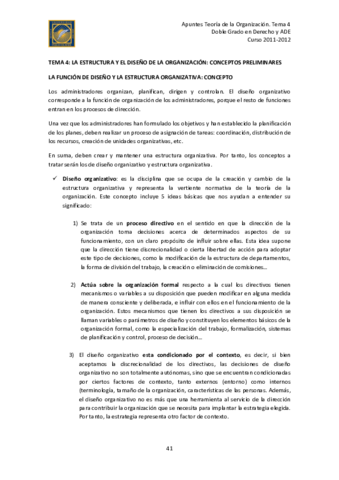 TEMA 4 LA ESTRUCTURA Y EL DISEÑO DE LA ORGANIZACIÓN CONCEPTOS PRELIMINARES.pdf