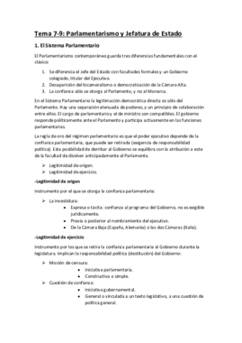 Tema 7 8 9 - Parlamentarismo y Jefatura de Estado.pdf