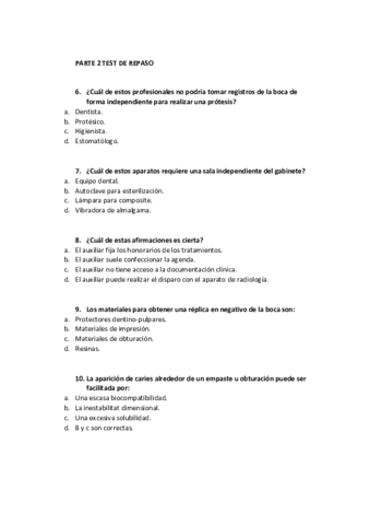 TEST DE REPASO PARTE 2