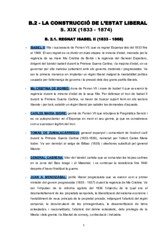 Vocab bl 2.1. ISABEL II