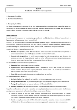 Farma. Tema 4. Distribución de los fármacos en el organismo..pdf