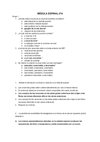 Examen neuroanatomia A y B