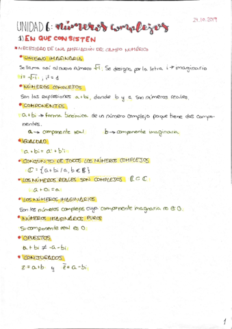 T6: Números complejos