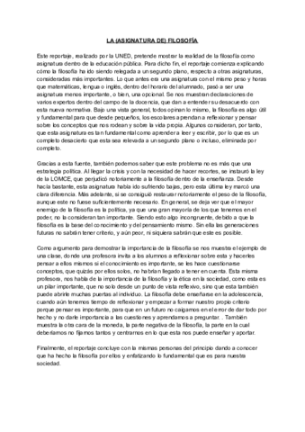 Resumen de reportaje