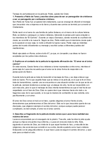 Pablo apóstol de Cristo