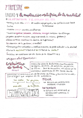 T4: Explicación metafísica