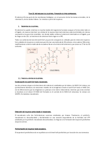 Tema 13. Metabolismo del colesterol. Formación de otros isoprenoides.pdf