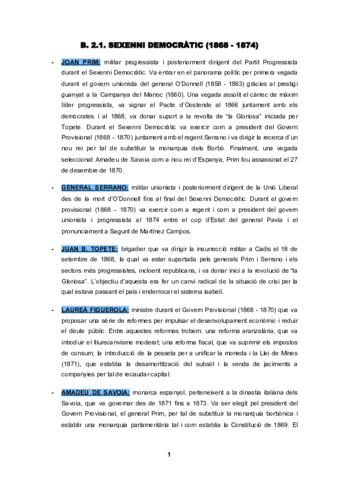 Vocab bl 2.2. SEXENNI DEMOCRÀTIC