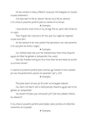 TENSES TEORIA- PARTE 2