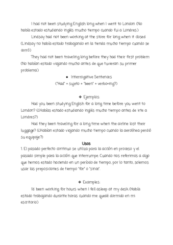 TEORIA TENSES- PARTE 4