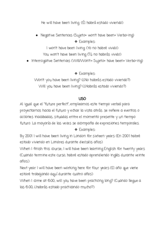 TENSES TEORIA- PARTE 7