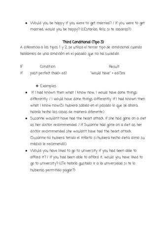 CONDITIONALS TEORIA- PARTE 2