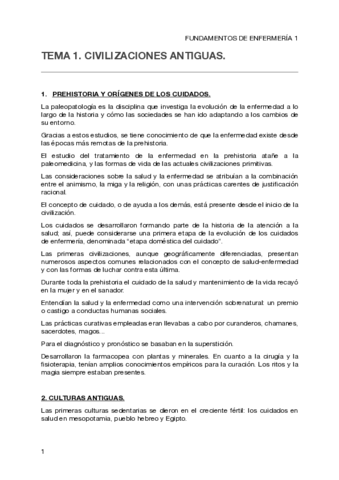 Tema 1. Civilizaciones antiguas 