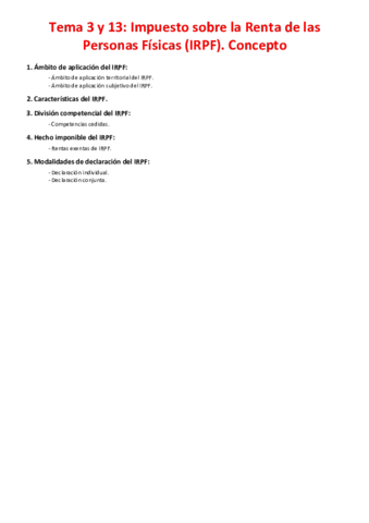 Tema 3 y 13 - Impuesto sobre la Renta de las Personas Físicas (IRPF). Concepto.pdf