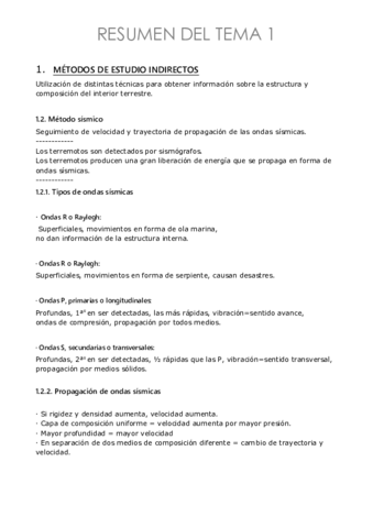 ESTRUCTURA Y DINÁMICA TERRESTRE