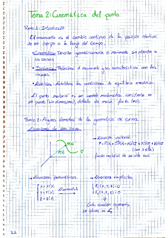 Tema 2. Cinemática del punto..pdf