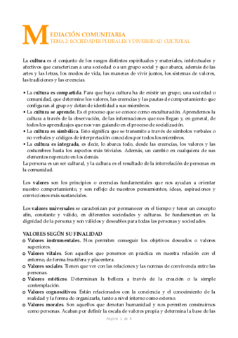 SOCIEDADES PLURALES Y DIVERSIDAD CULTURAL