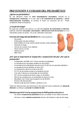 Prevencion Y Cuidado Del Pie Diabetico Pdf