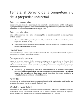 Tema 5. El Derecho de la competencia y de la propiedad industrial.pdf