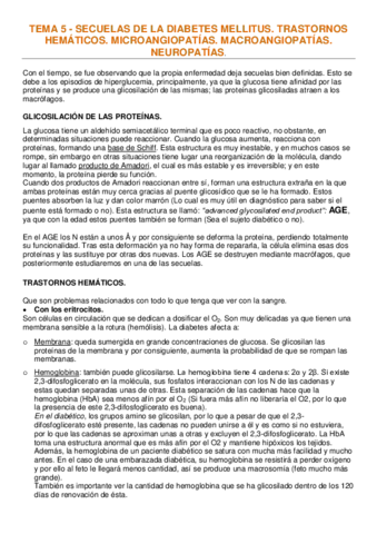 TEMA 5.-SECUELAS DE LA DIABETES MELLITUS. TRASTORNOS HEMÁTICOS. MICROANGIOPATÍAS. MACROANGIOPATÍAS. NEUROPATÍAS..pdf