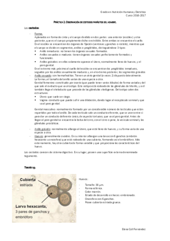 Práctica 2. Cestodos. Parasitología Alimentaria.pdf