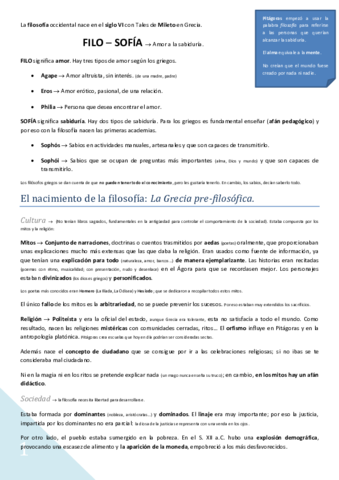 Historia de la filosofía y psicología