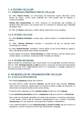 Tema 6: a célula e envolturas nucleares