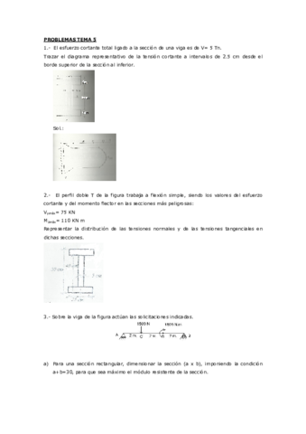 Problemas Tema 5 - Flexión. Análisis de Tensiones.pdf