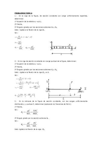 Problemas Tema 6 - Flexión. Análisis de Deformaciones.pdf