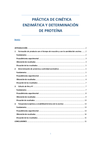 PRÁCTICA DE CINÉTICA ENZIMÁTICA Y DETERMINACIÓN DE PROTEÍNA wuolah.pdf