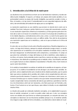 Resumen Crítica de la razón pura - Kant.pdf