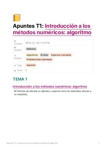 ApuntesT1Introduccinalosmtodosnumricosalgoritmo.pdf