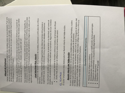 Modernismo y generacion del 98