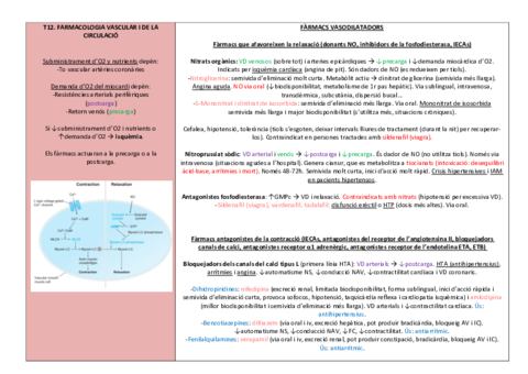 Farmacologia vascular i de la circulació